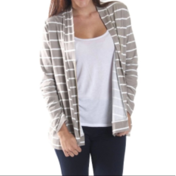 Striped Jersey Cardigan - Picture 5 of 6